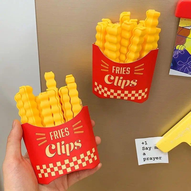 12-Pieces Fries Shape Sealing Clips