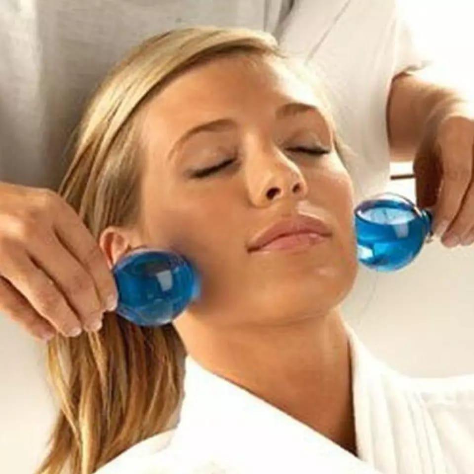 2pcs Facial Massage Ice Globes