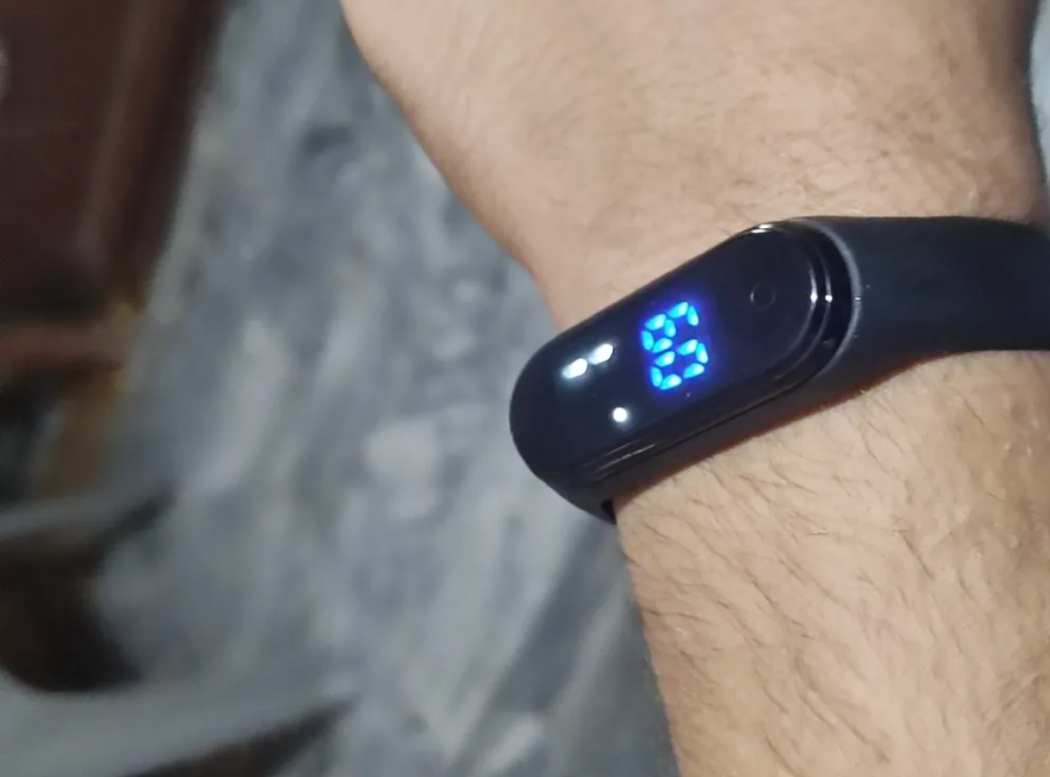 LED Touch Magnetic Mesh Chain Watch