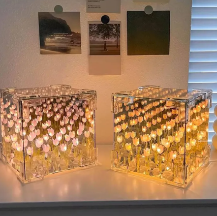 Tulip Transparent LED Lamp