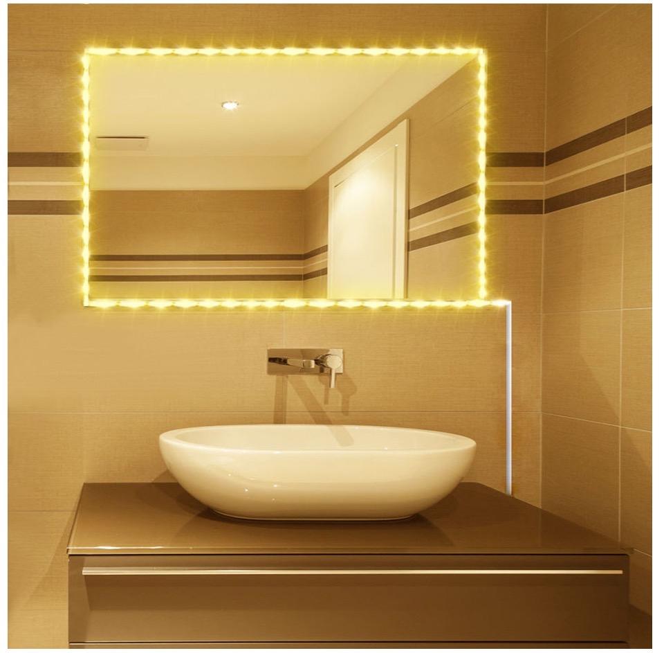 5m 12V Vanity Lamp Body Makeup Mirror Light 2835 LED Tape Dressing Table Mirror