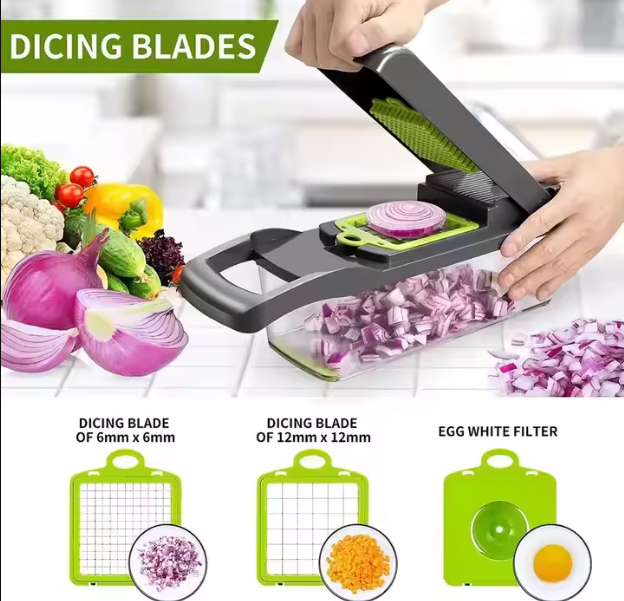14-in-1 Multifunctional Kitchen Chopper & Slicer Set